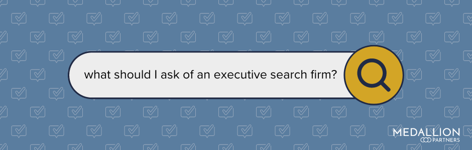 search box about key questions to ask an executive search firm